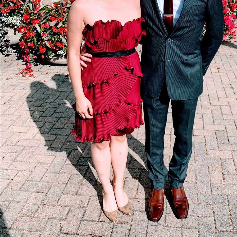 Max and Cleo red cocktail dress